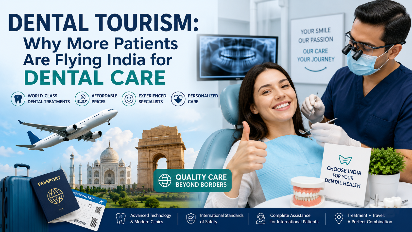 Dental Tourism: Why More Patients Are Flying India for Dental Care