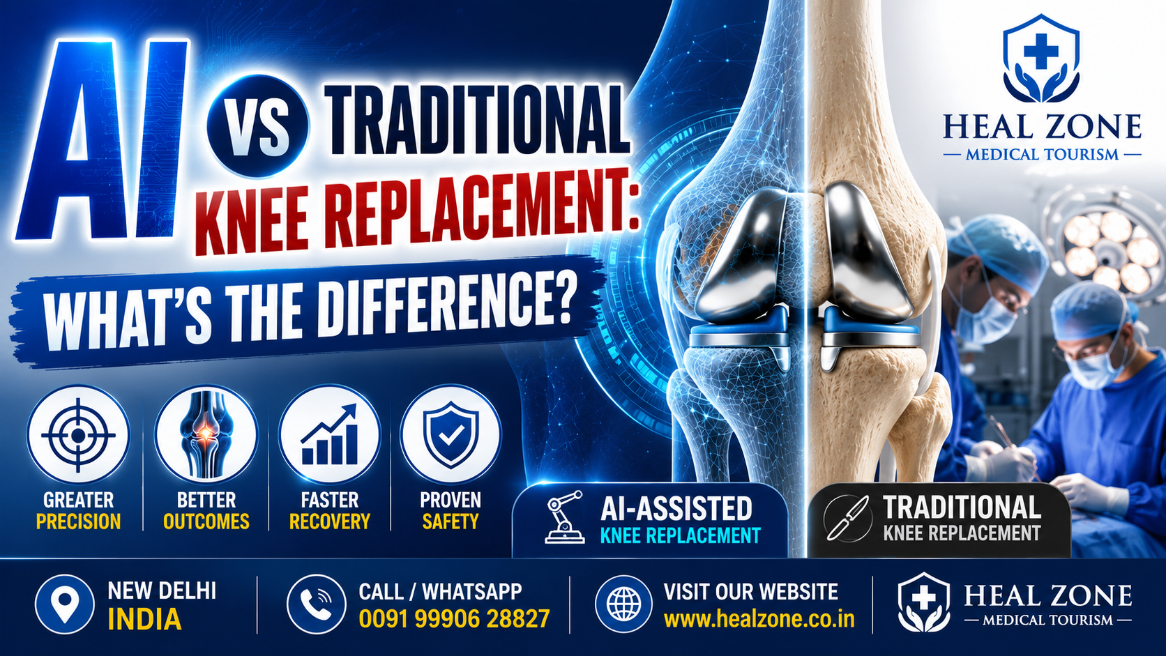 AI vs Traditional Knee Replacement: Which Is Better?